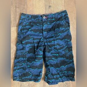 Tony Hawk Kids Cargo Shorts Size 16 With Adjustable Waist